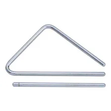 Triangulo De Aço Grosso Com 25cm Torelli Tl605 Foto mini 1