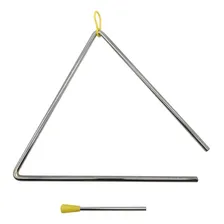 Triângulo Liverpool Cromado 30cm Tr 30 Percussao Foto  mini 1