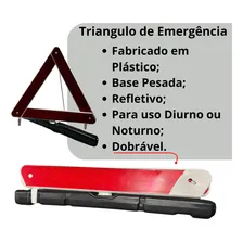 Triangulo Segurança Sinalização Com Peso Foto mini 4