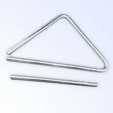Triangulo Torelli De Aço Fino Cromado 15cm - Tl602 Foto mini 2
