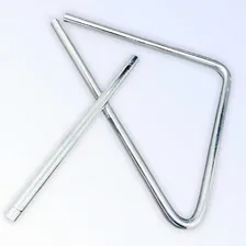 Triangulo Torelli De Aço Fino Cromado 15cm - Tl602 Foto mini 1