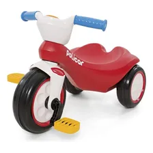Triciclo Com Pedal E Buzina Andador Vermelho Infantil Foto mini 3