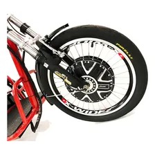 Triciclo ElĂ©trico 800w LĂtio RĂ© Farol E Alarme Fox Vermelho Foto mini 2