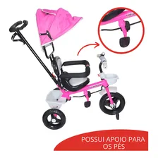 Triciclo Eletrico Infantil C/ Capota Rosa Importway Bw084rs Foto mini 1