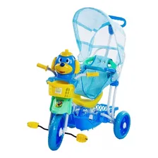 Triciclo Gangorra Com Capota Cachorro Azul - Bel Brink Foto  mini 1