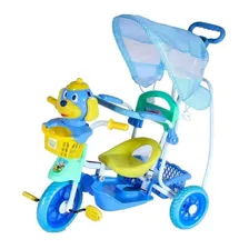 Triciclo Gangorra Com Capota Cachorro Azul - Bel Brink Foto mini  3
