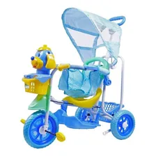 Triciclo Gangorra Com Capota Cachorro Azul - Bel Brink Foto mini 4