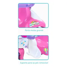 Triciclo Infantil Com Empurrador Bebe Raibow Rosa Magic Toys Foto mini 4