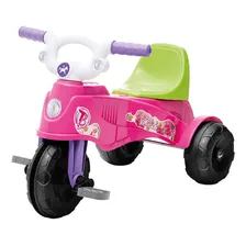 Triciclo Infantil Empurrador Carrinho Tatetico Calesita Rosa Foto mini 2