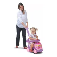 Triciclo Infantil Totoka Plus C/ Som Empurrador Motoca Carro Cor Rosa 6001 Foto mini  2
