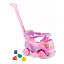 Triciclo Infantil Totoka Plus C/ Som Empurrador Motoca Carro Cor Rosa 6001 Foto  mini 1