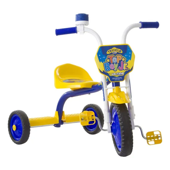 Triciclo Infantil Ultra Bikes Menino Menina Cores Cor Amarelo Foto 1