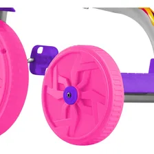 Triciclo Infantil Ultra Bikes Top Boy Jr Menina Menino Cor Branco - roxo Foto mini 3