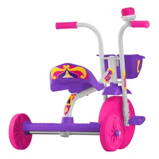 Triciclo Infantil Ultra Bikes Top Boy Jr Menina Menino Cor Branco - roxo Foto mini 1