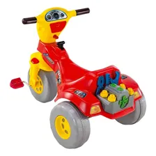 Triciclo Mecânico Ferramentas Velotrol Motoca Magic Toys Cor Vermelho Foto mini 1