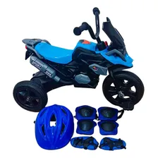 Triciclo Moto Menino Menina Com Kit Proteção Foto mini 2