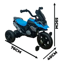 Triciclo Moto Menino Menina Com Kit Proteção Foto mini 4
