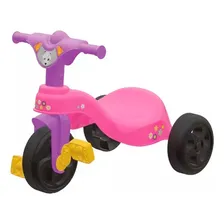 Triciclo Motoca Encantado Rosa Menina Velotrol Foto mini 1
