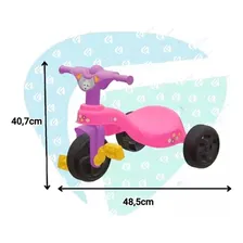 Triciclo Motoca Encantado Rosa Menina Velotrol Foto mini 3