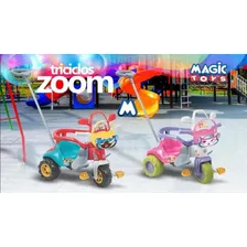 Triciclo Motoca Infantil Tico Tico Magic Toys Menino Azul Cor Azul/Vermelho Foto mini  3