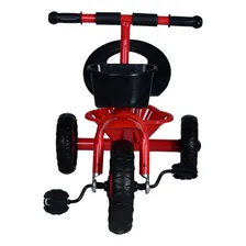 Triciclo Motoquinha Duas Cesta Vermelho Velocipede Infantil Foto mini  2