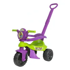 Triciclo Patrulha Canina multifuncional Kendy Baby Dog Infantil Roxo verde e roxo Foto  mini 1
