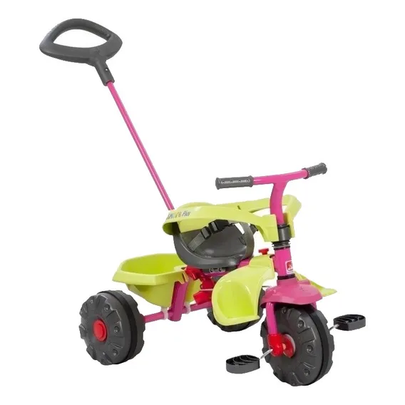 Triciclo Smart Plus Rosa Bandeirante Foto 1