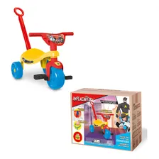 Triciclo Tchuco Her贸is Com Haste Samba Toys Foto mini 3