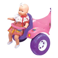 Triciclo Tico Tico Infantil Baby - Magic Toys Cor Rosa/Violeta Foto mini 3