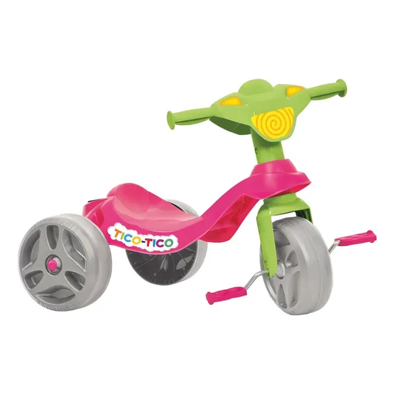 Triciclo Tico Tico Rosa Bandeirante Foto 1