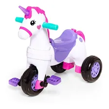 Triciclo Unic贸rnio multifuncional Calesita Fantasy rosa Foto mini 2