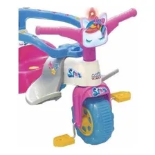 Triciclo Unic贸rnio multifuncional Magic Toys Tico-Tico Uni Star 2730 rosa Foto mini 3