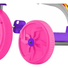 Triciclo Velotrol Infantil Pro Tork Ultra Bike Cor Branco Roxo Ultra Bike Foto mini  3