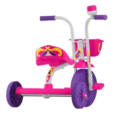 Triciclo Velotrol Infantil Ultra Bikes Branco - Rosa Único Foto mini 2