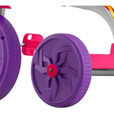 Triciclo Velotrol Infantil Ultra Bikes Branco - Rosa Único Foto mini 3