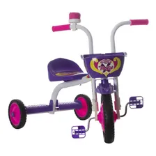 Triciclo Velotrol Infantil Ultra Bikes Top Girl Branco e Roxo Foto  mini 1