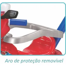 Triciclo Velotrol Red Infantil Tico Tico - Magic Toys 2815 Cor VERMELHO-AZUL Foto mini 4