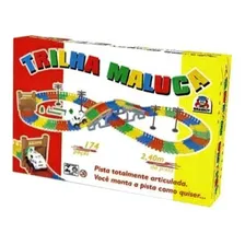 Trilha Maluca Pista Com Bloquinhos E Carrinho - Braskit Foto mini 3