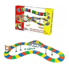 Trilha Maluca Pista Com Bloquinhos E Carrinho - Braskit Foto mini 4