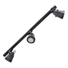 Trilho Eletrificado 1 Metro + 3 Spot Sem Lampadas St335 Estrutura Preto Foto mini 4