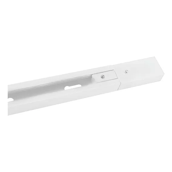 Trilho Eletrificado 1m P/ Spot Led Sobrepor Branco Universal Foto 1