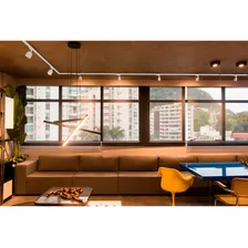 Trilho Eletrificado 1m P/ Spot Led Sobrepor Branco Universal Foto mini  3