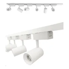 Trilho Eletrificado 4 Spot Led 7w Branco 4000k Branco Neutro 110V/220V (Bivolt) Foto mini 1