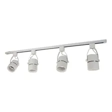 Trilho Eletrificado Branco 1m + 3 Spot Para Lampada Par20 Foto  mini 1