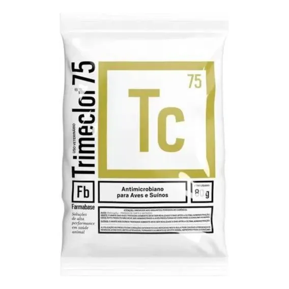 Trimeclor 75 Antimicrobiano 80gr Farmabase Foto 1