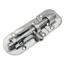 Trinco União Fecho Trava Reforçada Aço Inox Portas Janelas Foto mini 1
