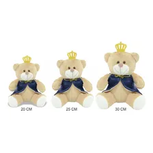 Trio De Ursinhos Para Nichos 20cm 25cm 30cm - Príncipe Foto  mini 1