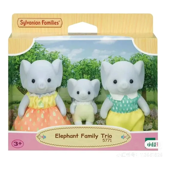 Trio FamÃlia Dos Elefantes Foto 1