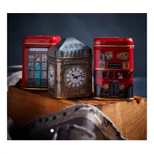 Trio Mini Latas Chá Inglês Granel English Traditions London Foto mini 4