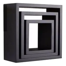 Trio Nichos Preto Tx Mdf Decorativo Infantil 30x25x20 Foto mini 1